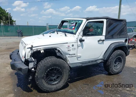 2012 Jeep Wrangler Sport из США, поврежденный, VIN 1C4AJWAG8CL255532